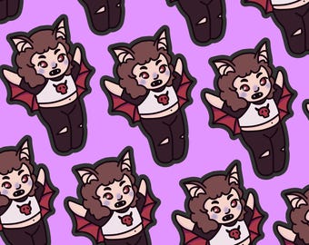 bat!eddie holographic stickers