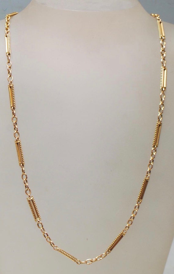 Antique 15ct Gold Victorian Watch Chain