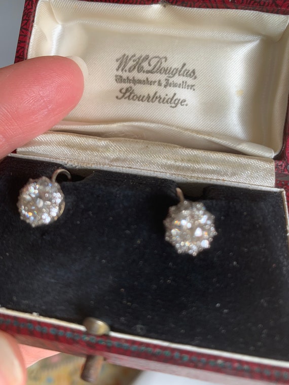 Antique Victorian Cluster Earrings