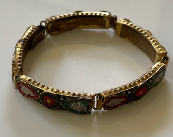 Micro Mosaic 1940s Bracelet