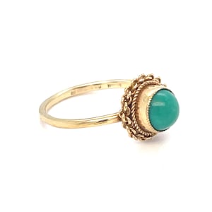 Turquoise Vintage Gold Ring