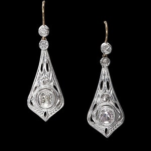 Edwardian Diamond Earrings