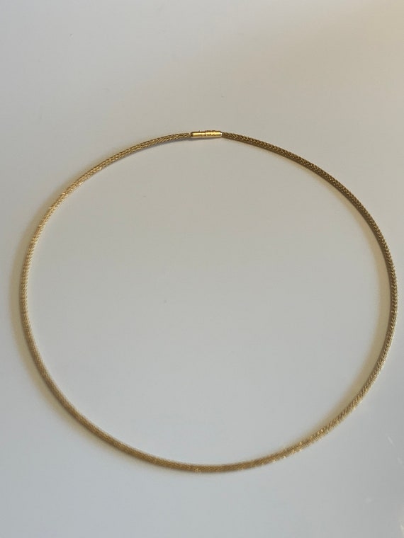 Gold Choker Necklace 18 Karat