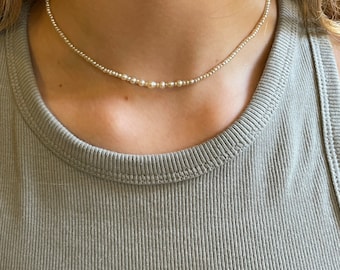 Natural Saltwater Pearl Necklace