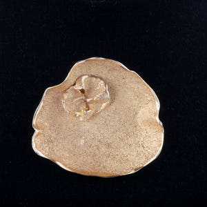 An 18k Gold Asprey and Company Lilly Pad Brooch