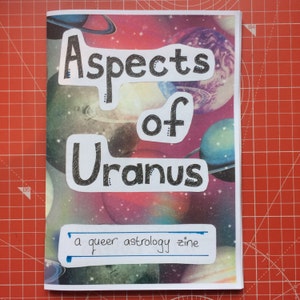 Aspects of Uranus a queer astrology zine PDF COPY image 1