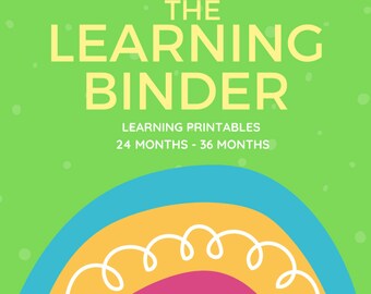 2 Year Old Printables Binder - Fun Themed Activity Book for Children! Digital Format
