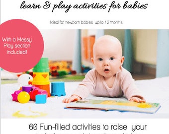 Baby Activity Book | Newborn Sensory Play, Learning Activities (0-12 Months) (Printable PDF)