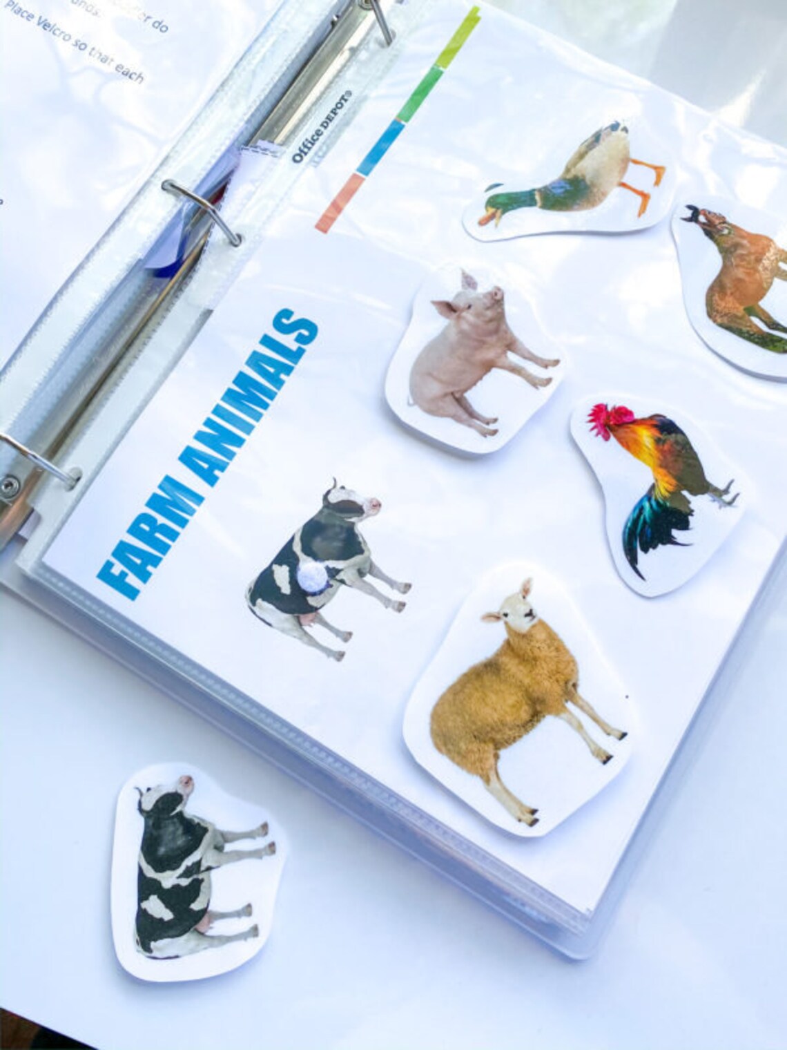 One Year Old Printables Binder - Fun Themed Activity Book for Children ...