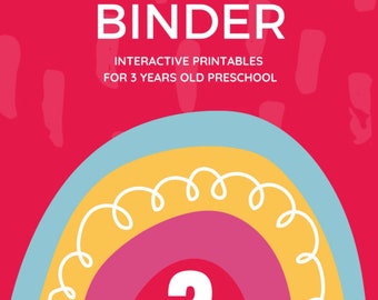 2 Year Old Printables Binder - Fun Themed Activity Book for Children ...