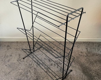 MCM Mid Century Wire Bookshelf Table Atomic Age 50s 60s Retro Decor