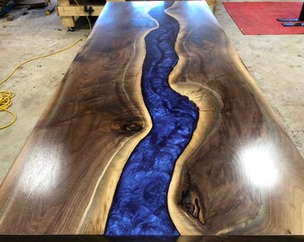 Epoxy River Table Etsy
