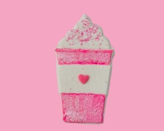 Strawberry Frappe Bath Bomb