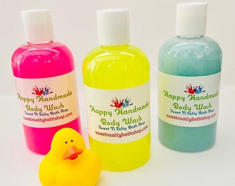 Fun Scents Happy Handmade Bubble Bath/Shower Gel