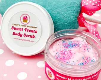 Cotton Candy Sweet Treats Whipped Sugar Scrub-More Scents to Choose From!!