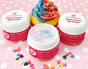 Cotton Candy Sweet Treats Flavored Lip Scrub