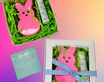 Easter Bunny Bath Fizzy & Lip Balm Set