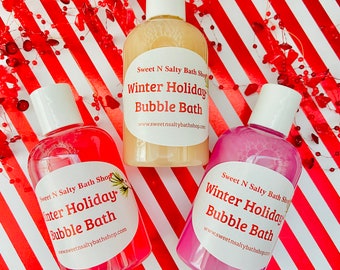 Holiday Scents Bubble Bath/Choose Your Scent