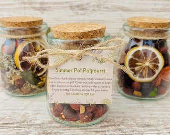 Spring Simmer Pot Potpourri Jars
