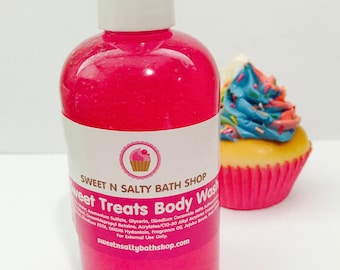 Pink Sugar/Cotton Candy Sweet Treats Bath/Shower Body Wash-More Yummy Scents to Choose from!!