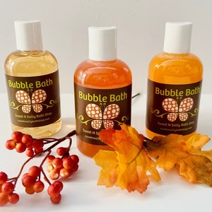 Fall Scents Bubble Bath/Choose Your Scent