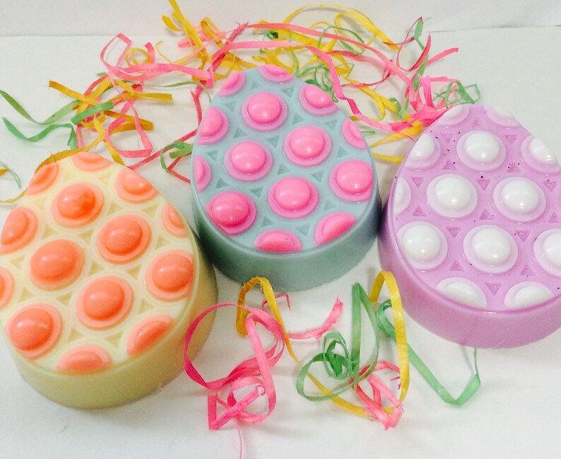 Easter Egg Shea Butter Scented Massage Bar Soap image 2