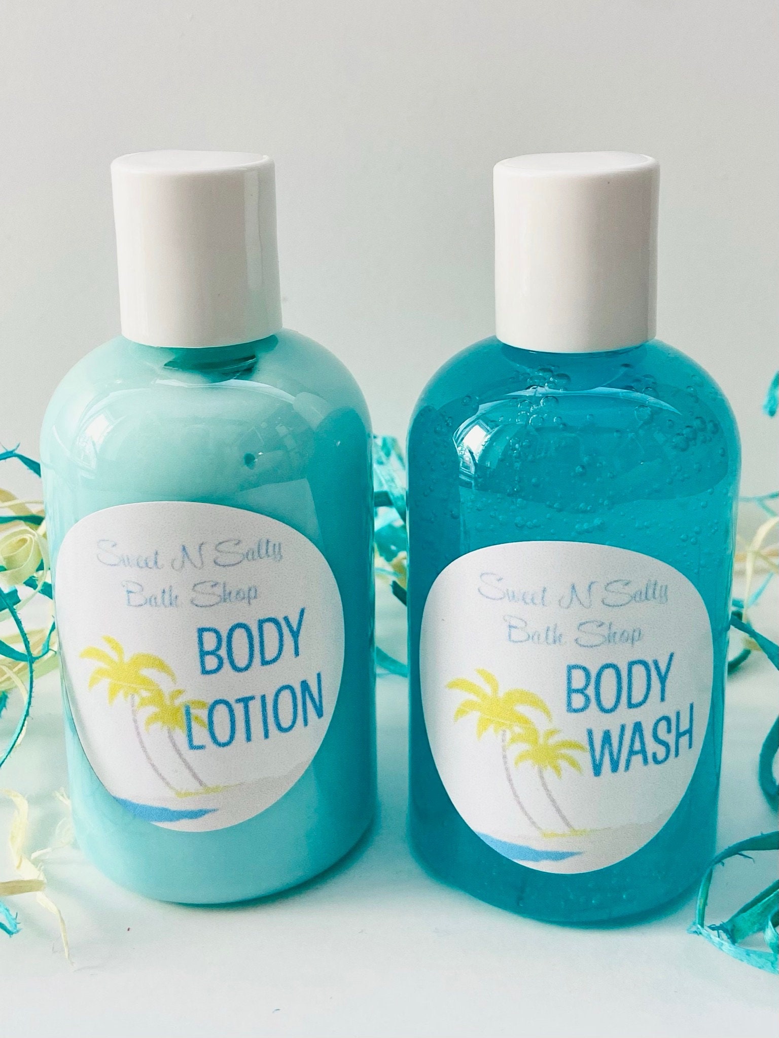 Beach Day Tropical Body Wash/Lotion Combo Etsy