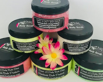 Tropical Body Scrub-You choose the scent/Kiwi, Watermelon, Strawberry and more!