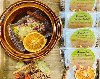 Fall Simmer Pot/Stovetop Potpourri Sachets