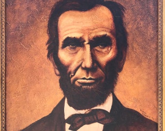 Oil Painting of President Abraham Lincoln