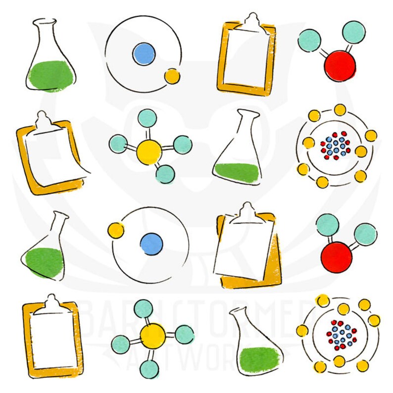 Chemistry Art Nerd Art Baby Geek Kids Modern Art Science Etsy