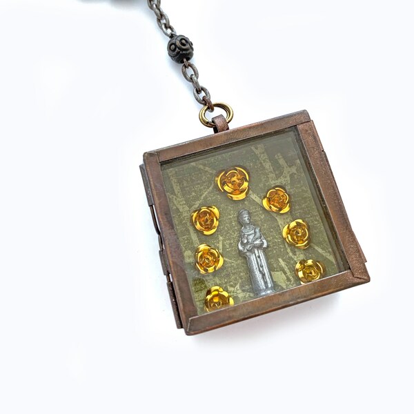Shadow Box Pendant Etsy
