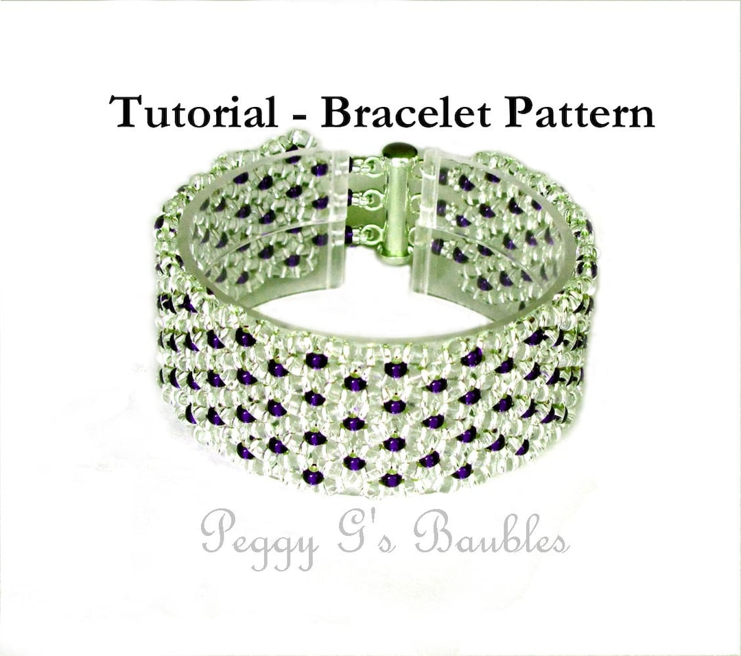 Ruffles Bracelet Beading Tutorial: Superduo or Twin Beads Pattern (PDF ...