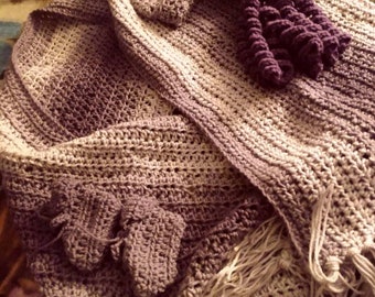 Baby prayer shawl set