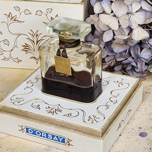 Vintage D&#39;orsay Trophee Perfume Bottle - 1940s French Fragrance