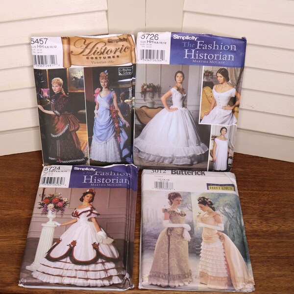 Victorian Historic Dress Patterns Etsy