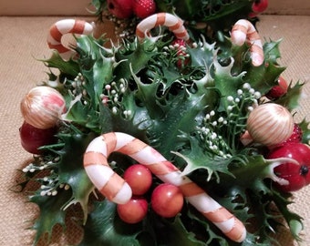 Christmas Candle Rings Etsy