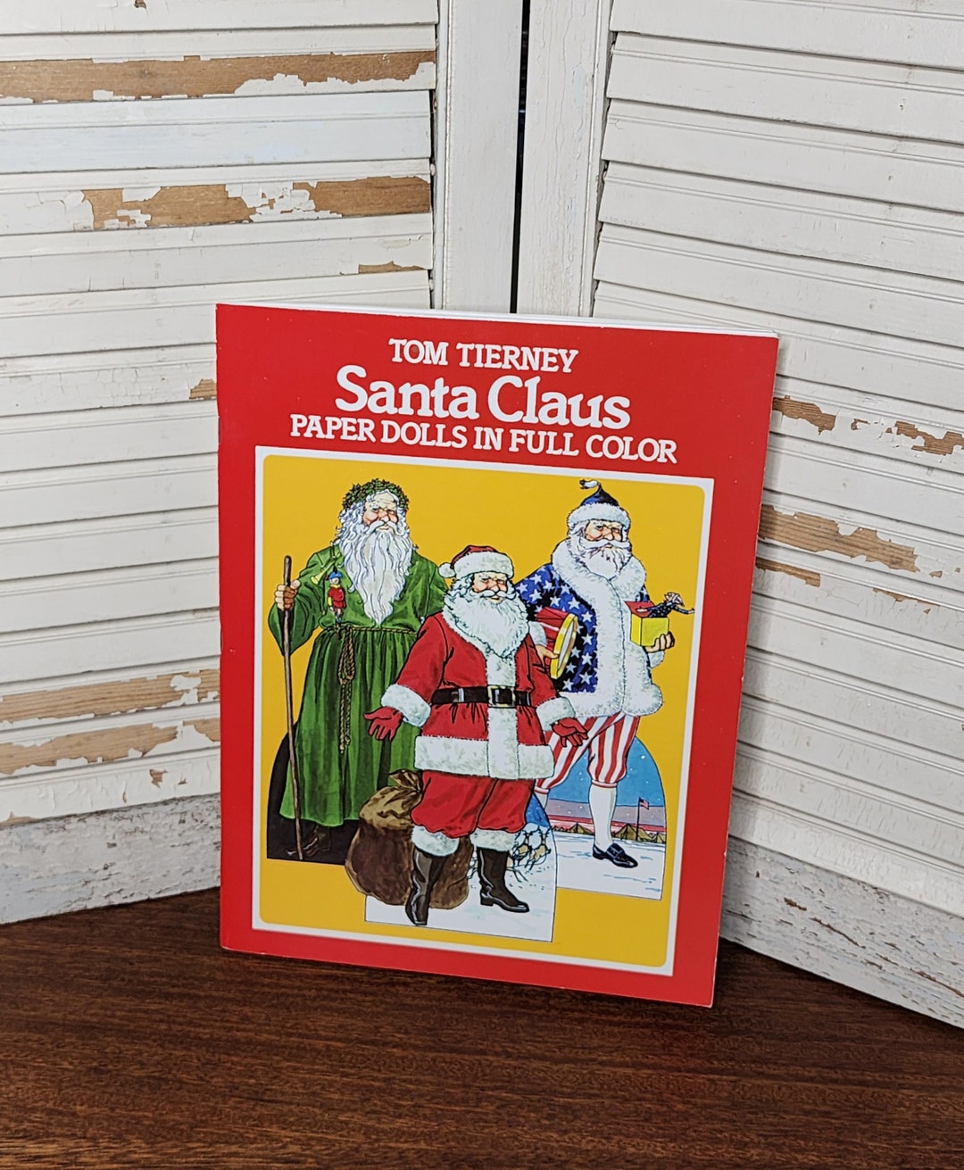 Vintage Santa Claus Paper Dolls Tom Tierney Paper Dolls Uncut Book Full ...