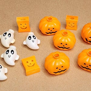 Vintage Halloween Light Covers: Ghost, Jack O&#39; Lantern - 1984