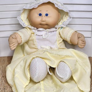 Vintage Cabbage Patch Kinderen 1978 1982 Pasgeboren Preemie Blue Eyes Blonde Hair