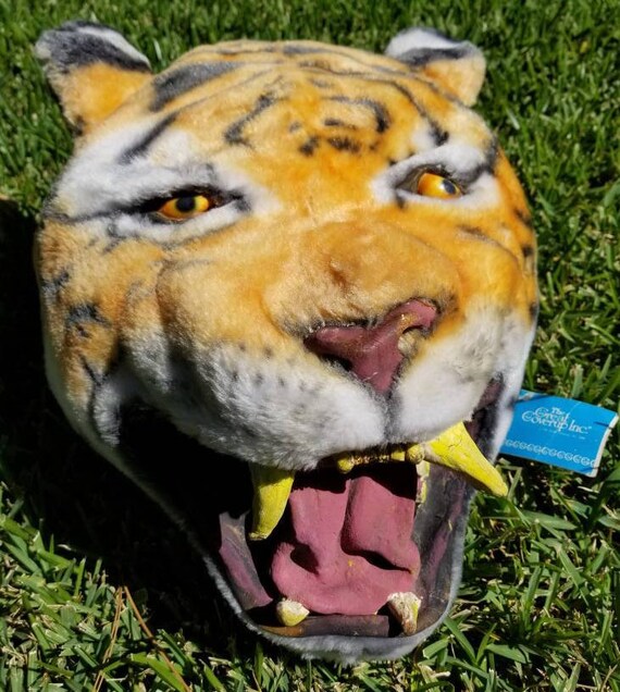 Vintage Tiger Mask - Tiger Head Mask - The Great C