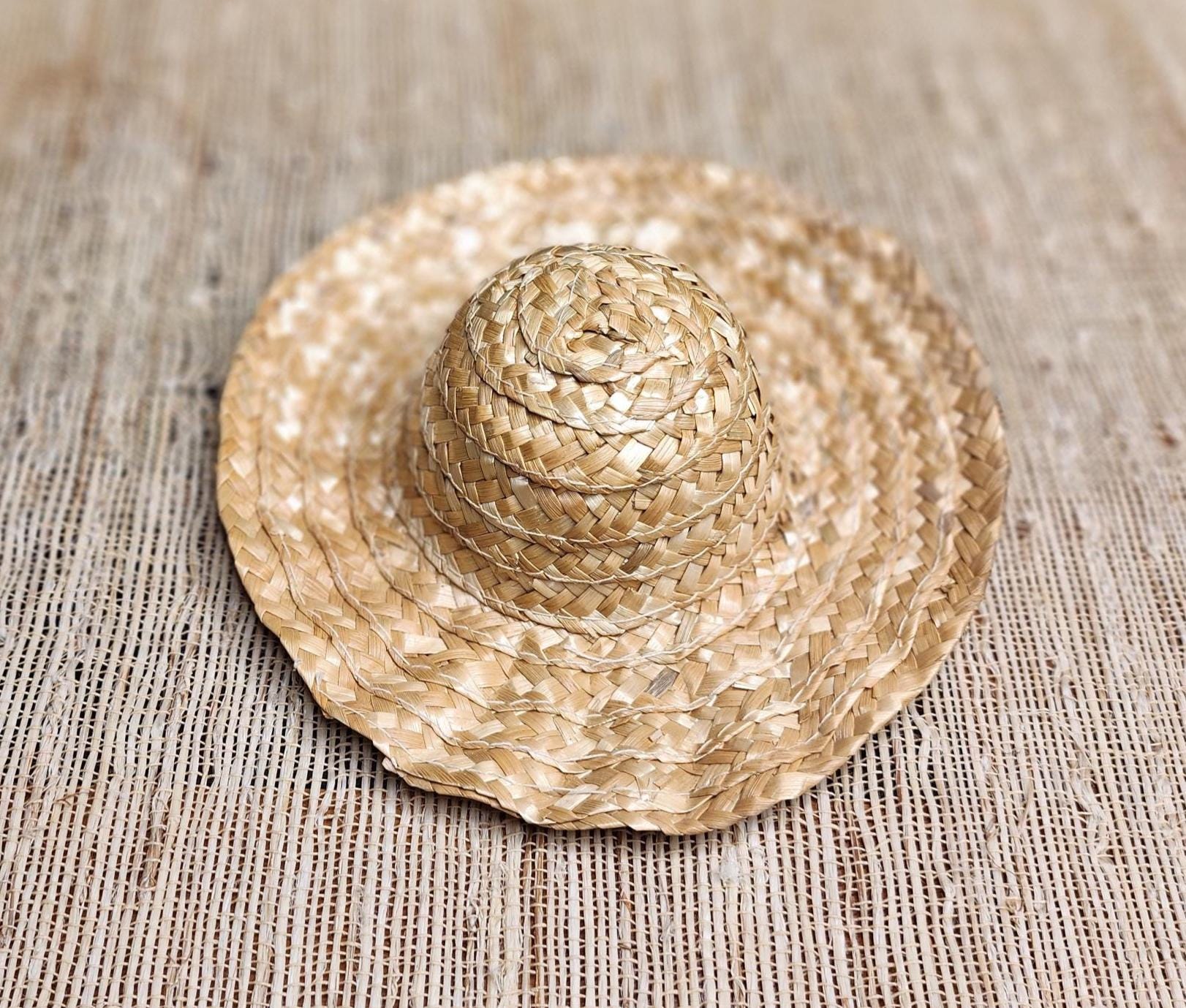 Vintage Straw Hat - Etsy