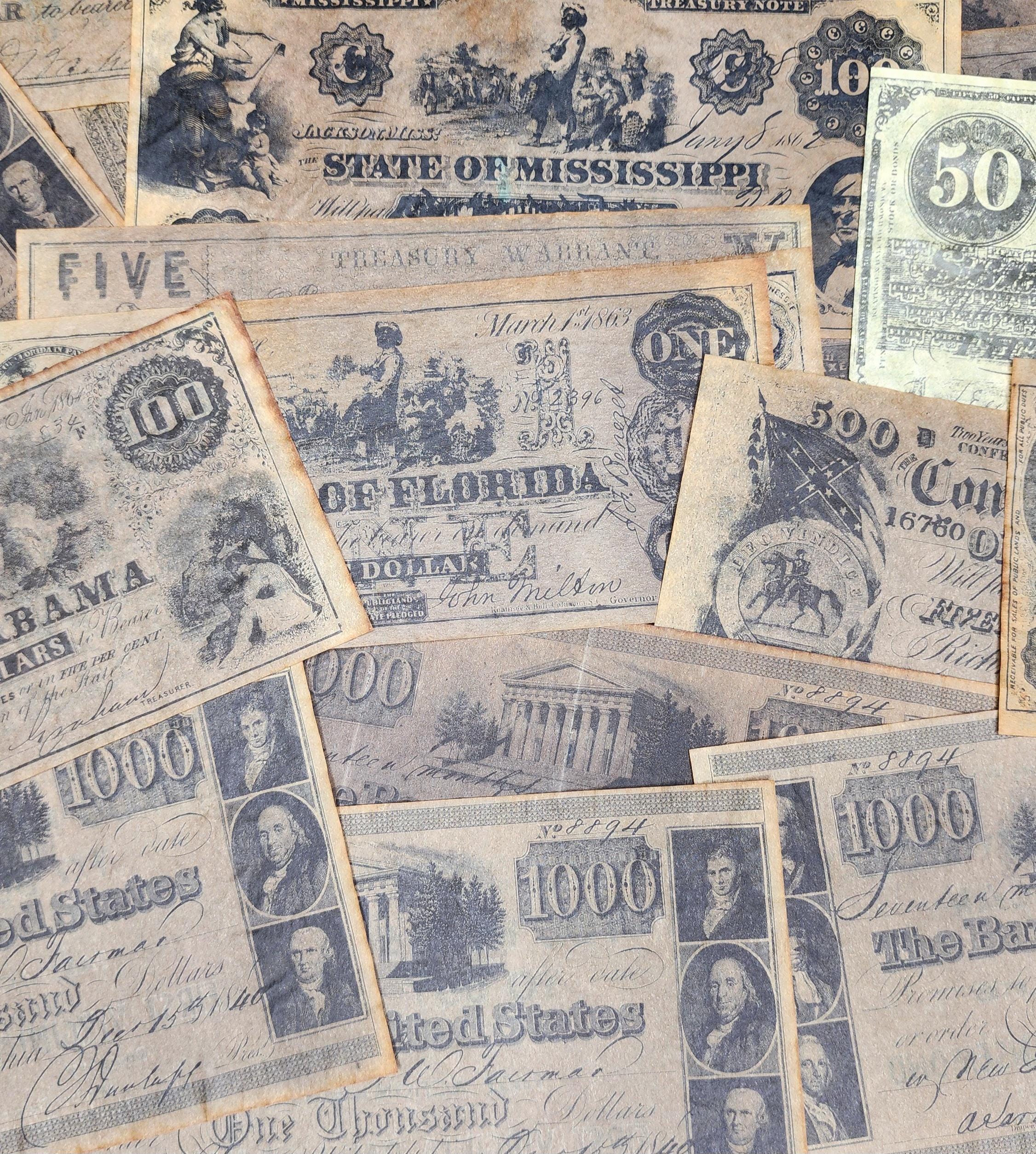 海外の通貨 Confederate currency - Etsy 日本