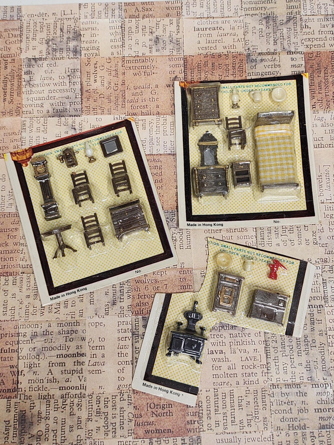 Micro Mini Vintage Dollhouse Furniture Micro Mini Dollhouse Furniture ...
