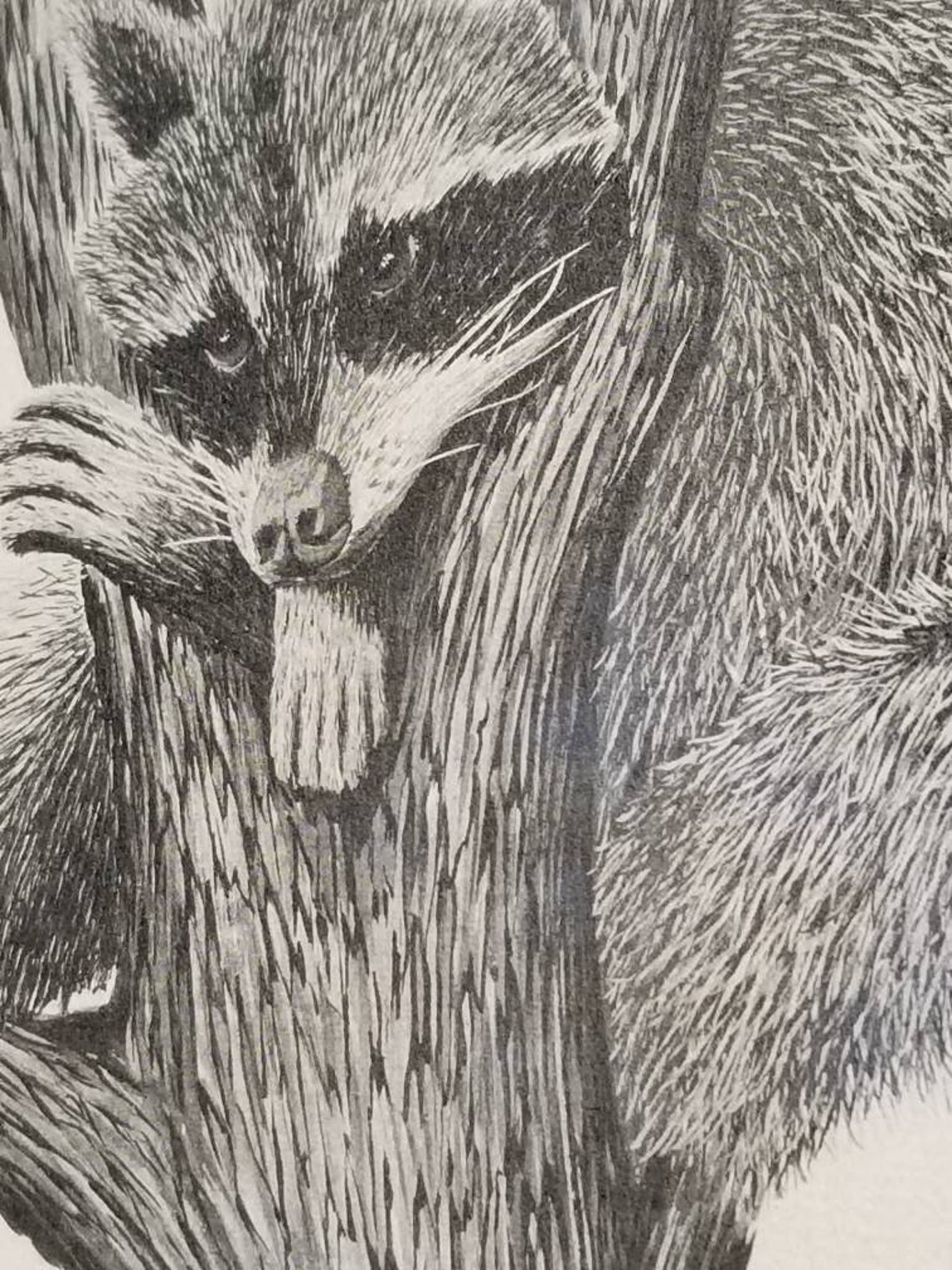 black and white sketch framed art