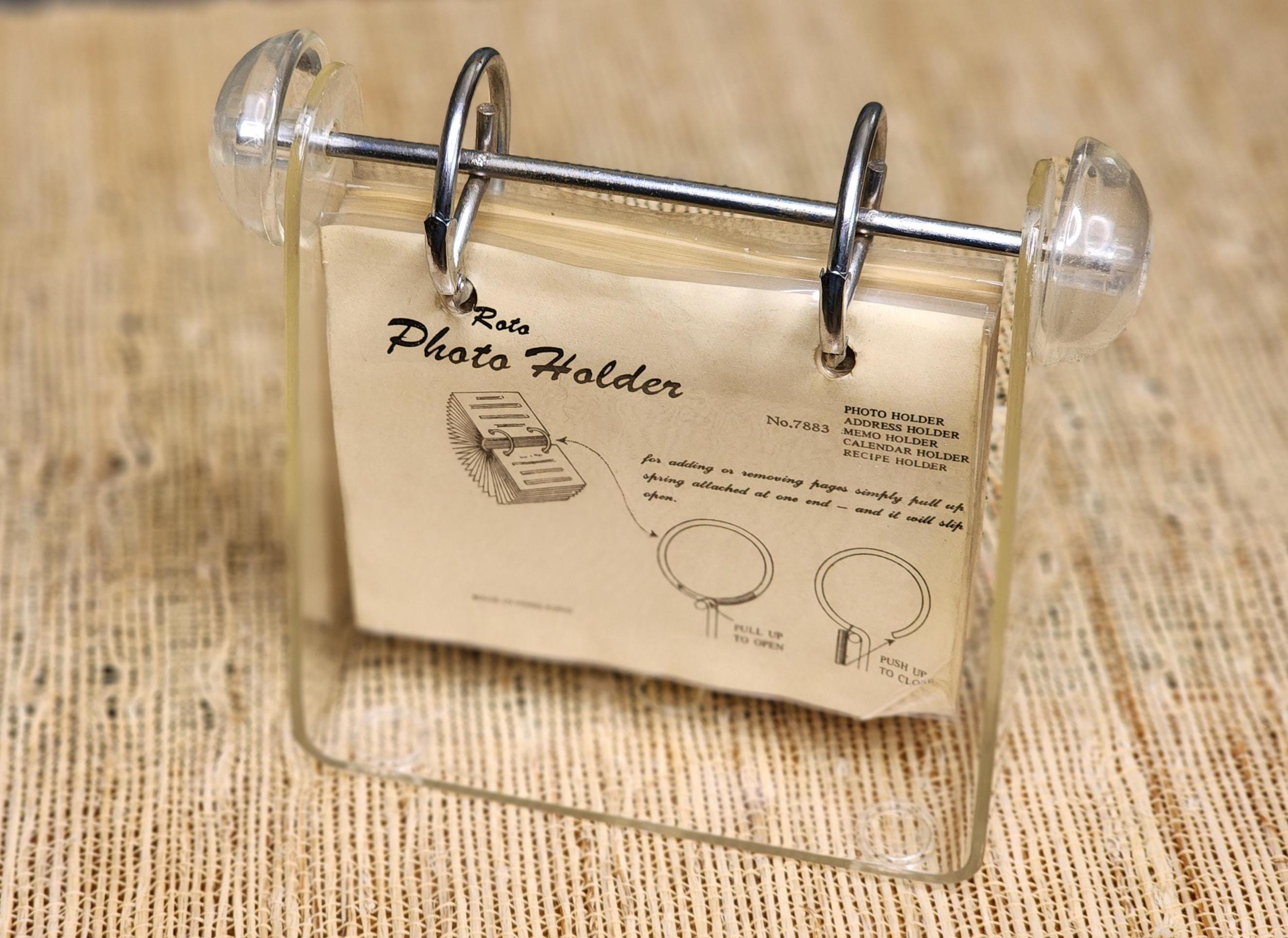 Vintage Metal Rolodex Card Holder - Etsy