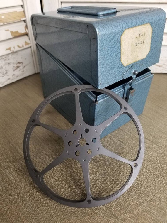 Vintage Reel to Reel Case Blue Metallic Storage Box and Bell and Howell 5 Reel  Film Reel Case Theater Room Decor 1961 -  Canada