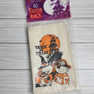 Vintage Halloween-traktatiezakjes - Trick-or-Treat-zakjes voor Halloween - Feestzakjes Halloween - Feestzakjes Halloween - 1993