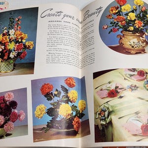 Vintage Dennison Craft Books & Crepe Paper: Party Decorations