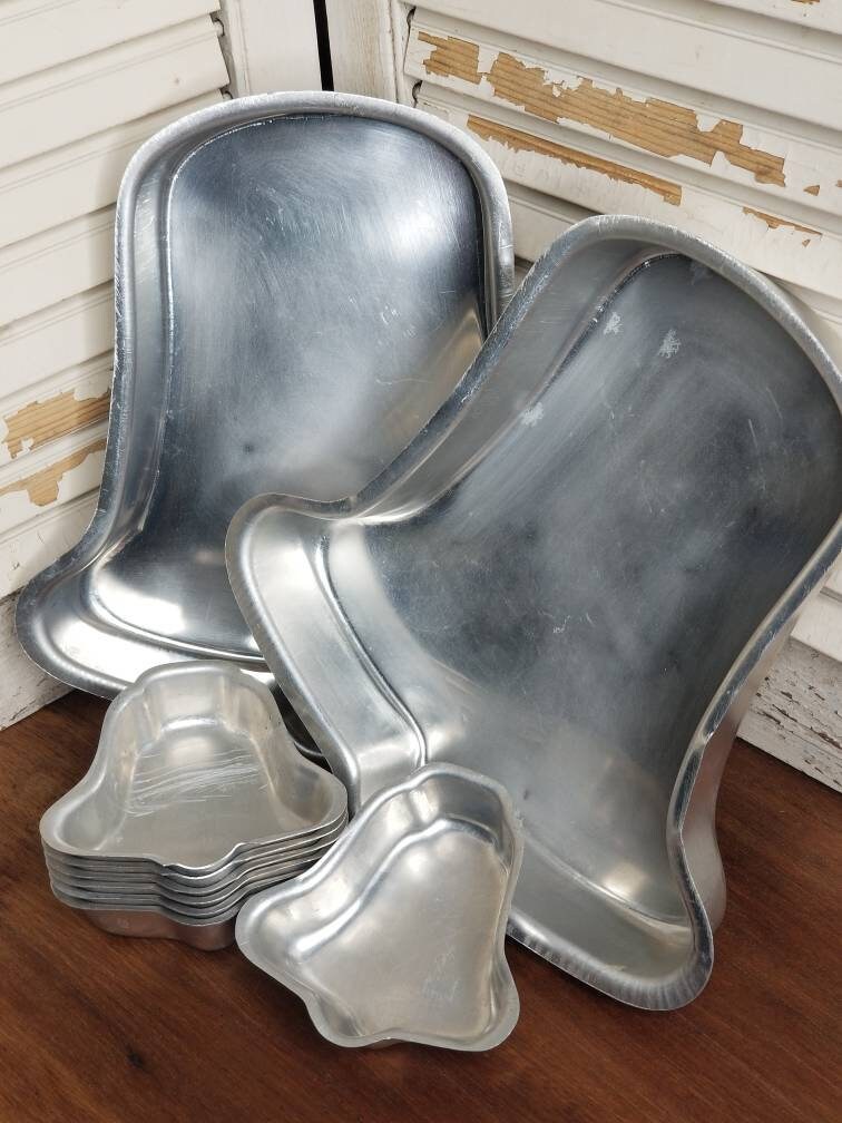 Vintage Glocke Jello Formen und Kuchen Pfanne Aluminium | Etsy